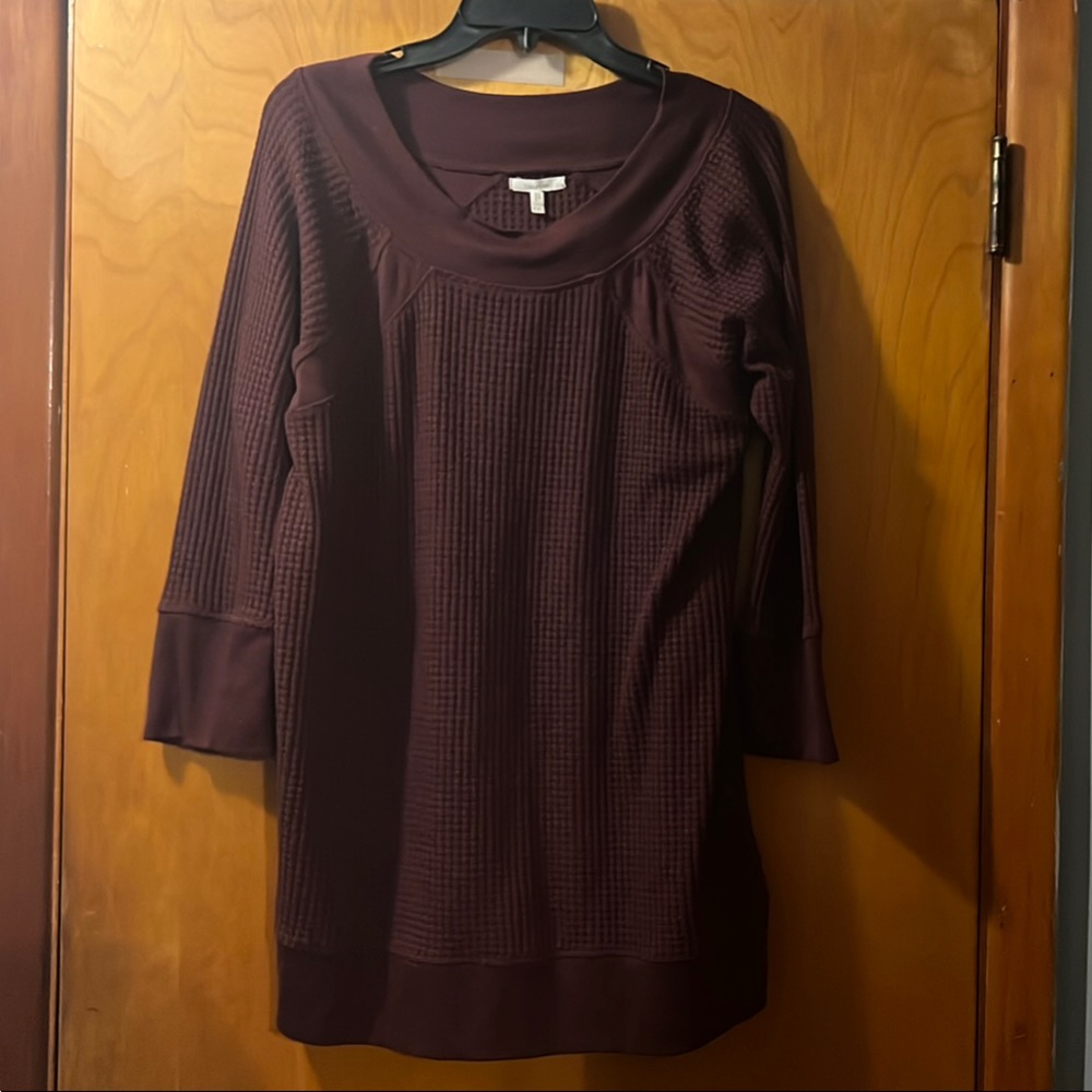 Maurices Deep Burgundy Knit Top